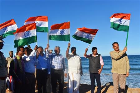 Har Ghar Tiranga - Boat rally flagged off by Hon’ble Lieutnant Governor on 14-08-2024