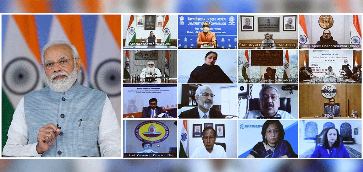 PM holds webinar on positive impacts of Union Budget 2022 on Education and Skill sectors PM holds webinar on positive impacts of Union Budget 2022 on Education and Skill sectors